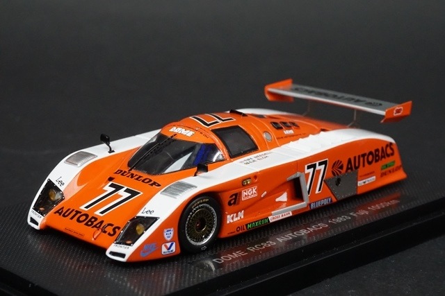 1/43 エブロ 44477 童夢 RC83 オートバックス 富士 1000km 1983#77