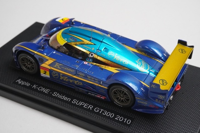 1/43 エブロ 44421 アップル K-ONE 紫電 スーパー GT300 2010 #2