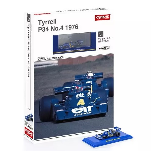 ���� K07038B2 ���� 1/64 �ƥ���� Tyrrell P34 F1 1976 P. �ǥѥ��� #4 MINI CAR & BOOK ( �ߥ˥������֥å� )