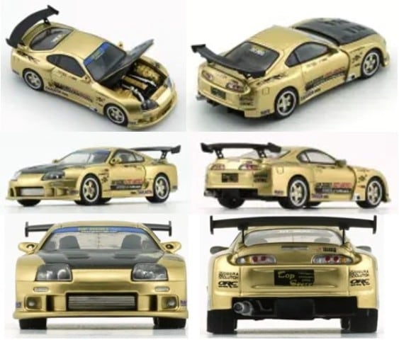 東京オートサロン2025 限定 ゴールド トヨタ スープラA80 INNO64