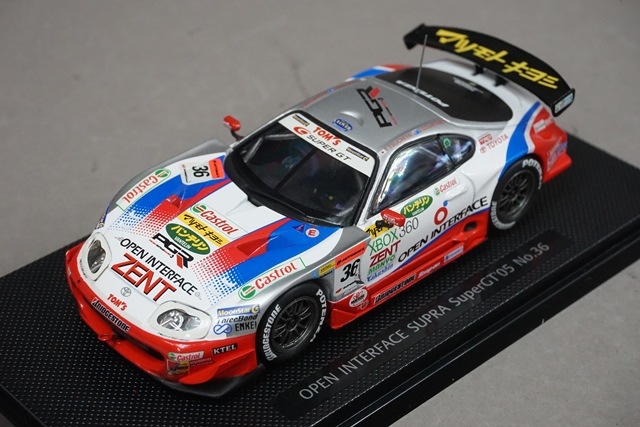 スープラページ 1/43 エブロ 43699 トヨタ オープン インターフェイス スープラ