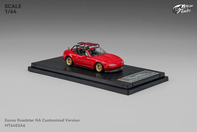 【未使用】EBBRO ユーノスロードスター1/43 赤 1/43 マツダ ユーノス ロードスター 1989年 国産名車 ミニカー