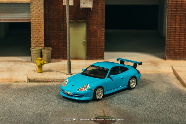 新品 T64G-069-BL Tarmac Works 1/64 ポルシェ Porsche 911 GT3 (type