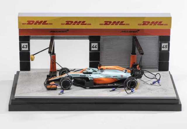 新品 GetFun 1/64 Parking Port Diorama ジオラマ ピットレーン DHL