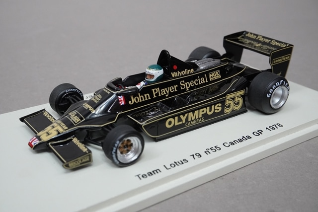 絶版　1/43 スパーク ロータス　79 カナダGP 1978 J.P.ジャリエ 1/43 スパーク LOT-SPK-79CAN チーム ロータス 79 カナダGP 1978 #55