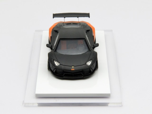  LB700-022 LBPERFORMANCE 1/64 LIBERTY WALK LB Works Aventador LP700 Black/Orange