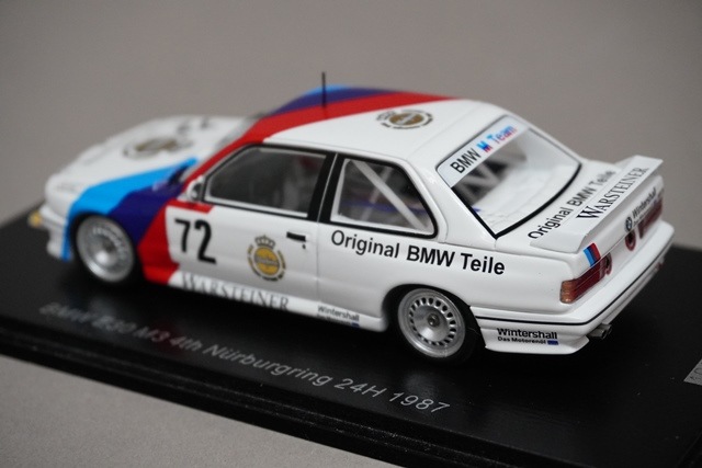 1/43 スパーク SG608 BMW E30 M3 ニュルブルクリンク 24H 4th 1987 #72