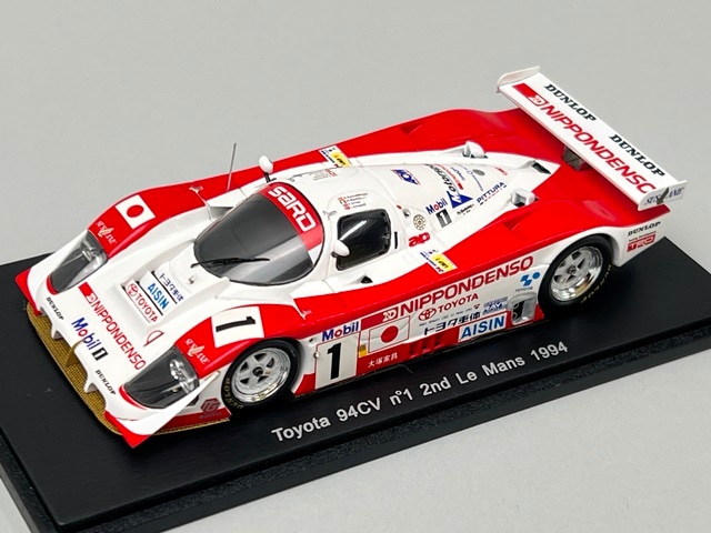 1/43 スパーク S1378 トヨタ 94CV ルマン 2nd 1994 #1 M.マルティニ