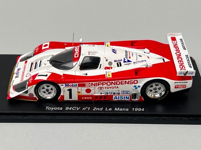 1/43 スパーク S1378 トヨタ 94CV ルマン 2nd 1994 #1 M.マルティニ