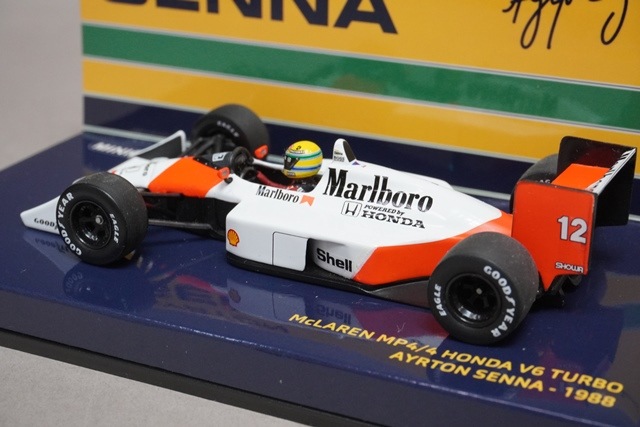 1/43 ミニチャンプス 540884312 マクラーレン ホンダ MP4/4 V6