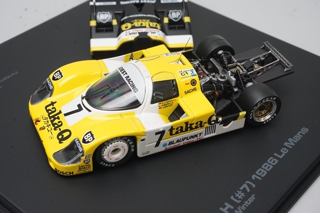 1/43 HPI 8034 ポルシェ 956 LH ルマン 1986 #7 タカキュー, Boost