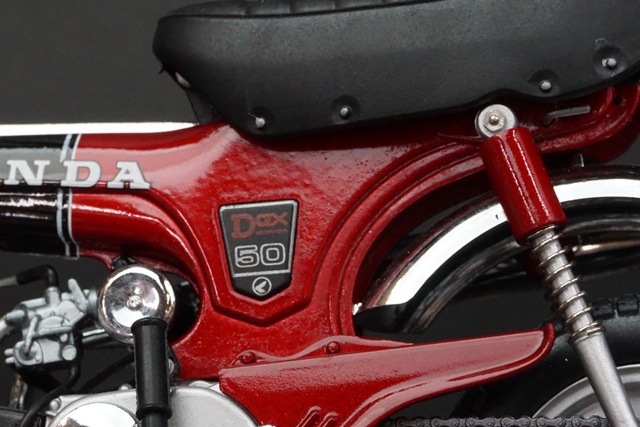 1/10 エブロ 10007 DAX Honda ST50 1969 RED, Boost Gear