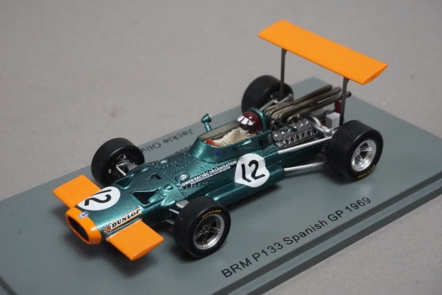 1/43 スパーク S5706 BRM P133 スペインGP 1969 #12, Boost Gear