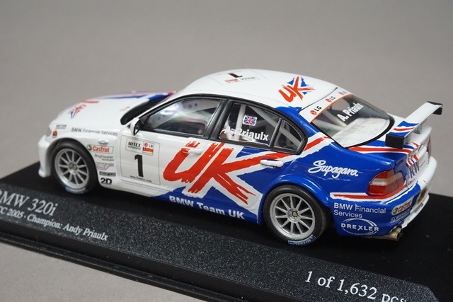 1/43 ミニチャンプス 400052401 BMW 320i WTCC 2005 #1, Boost Gear