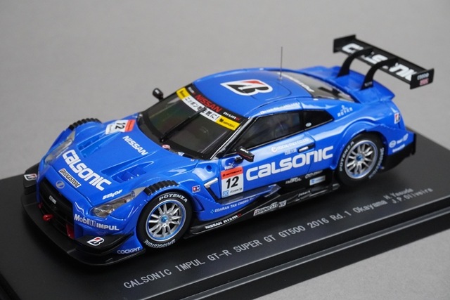 1/43 ���֥� 45381 ���� ���륽�˥å� ����ѥ� GT-R �����ѡ�GT500 Rd.1 ���� 2016 #12 ����͵�� / J.P.����٥���