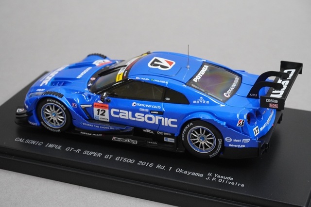 1/43 ���֥� 45381 ���� ���륽�˥å� ����ѥ� GT-R �����ѡ�GT500 Rd.1 ���� 2016 #12 ����͵�� / J.P.����٥���