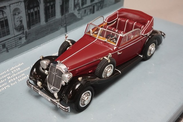 1/43 ミニチャンプス 436012031 ホルヒ 853 カブリオレ 1938 レッド