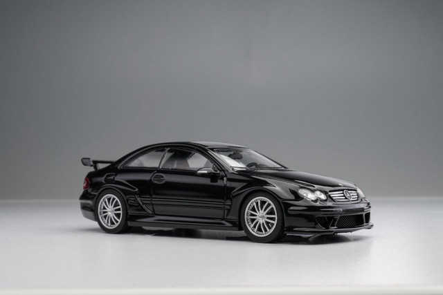 新品 FINE MODEL 1/64 メルセデス Benz CLK DTM AMG Black, Boost Gear