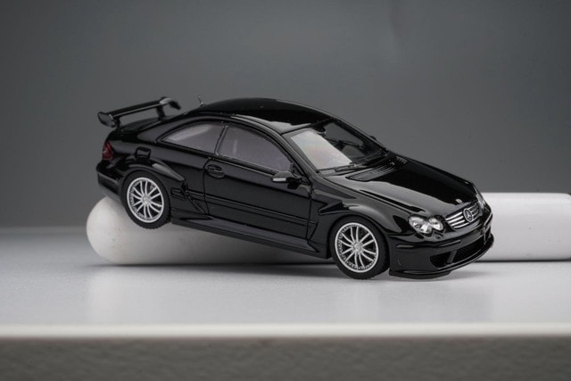 新品 FINE MODEL 1/64 メルセデス Benz CLK DTM AMG Black, Boost Gear
