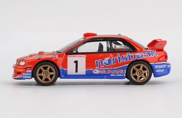 新品 MGT01140-BL TSM MINI-GT 1/64 スバル インプレッサ WRC97 DRM