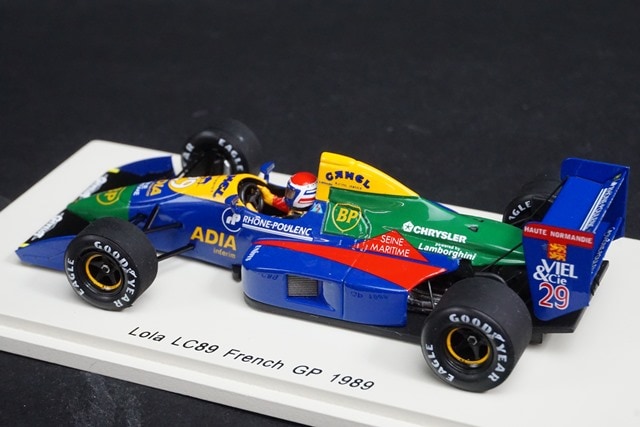 1/43 スパーク S2976 ローラ LC89 フランスGP 1989#29 E.ベルナール