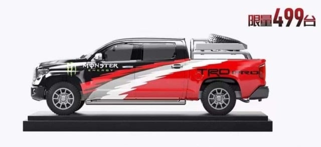 タンドラ 1/64 ミニカー 米国トヨタ Tundra SUPER MODEL 予約 Super Model 1/64 トヨタ タンドラ Toyota Tundra ブラック