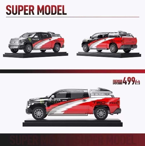 予約 Super Model 1/64 トヨタ タンドラ Toyota Tundra ブラック