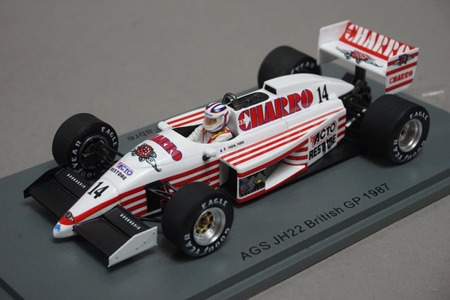 1/43 スパーク S7235 AGS JH22 イギリスGP 1987 #14 P.ファブレ
