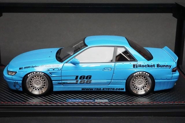 1/18 イグニッションモデル IG1129 日産 Rocket Bunny S13 V1 ブルー