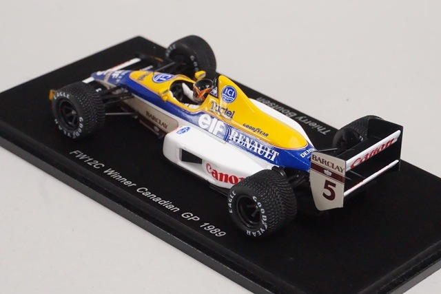 1/43 ���ѡ��� S4322 �����ꥢ�ॺ FW12C ���ʥ� Canadian GP 1989 ͥ�� #5 T. �֡��ĥ���