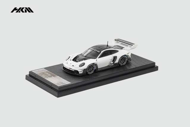 新品 HKM 1/64 911 (992) GT3 R Rennsport Brumos Wing White, Boost