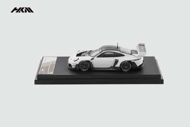 新品 HKM 1/64 911 (992) GT3 R Rennsport Brumos Wing White, Boost