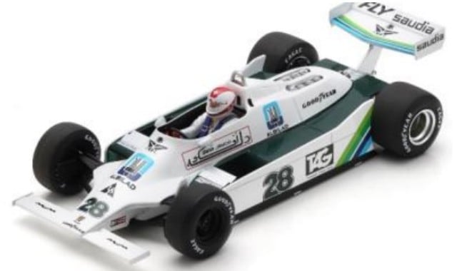新品 18S735 スパーク 1/18 ウィリアムズ Williams FW07 #28 優勝
