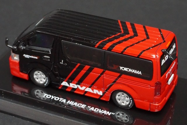 京商 1/64 TOYOTA HIACE ADVAN 1/64 京商 ビーズコレクション 06661E トヨタ ハイエース ”ADVAN