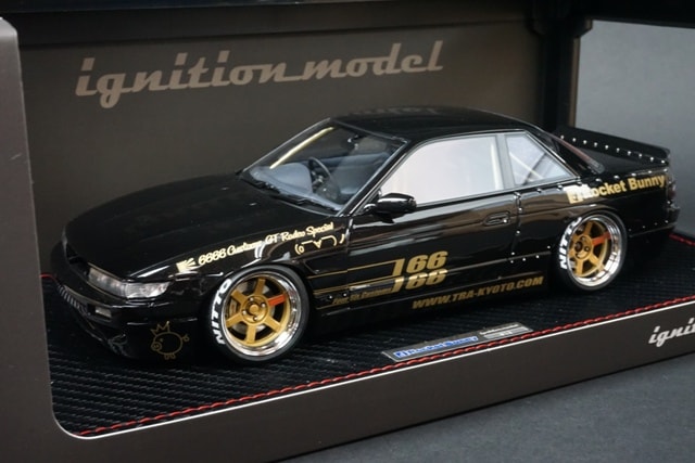 1/18 イグニッションモデル IG1131 日産 Rocket Bunny S13 V1 ブラック
