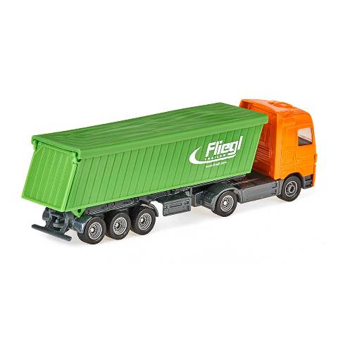 新品 SK1796 ジク SIKU 1/87 屋根付きトレーラートラック