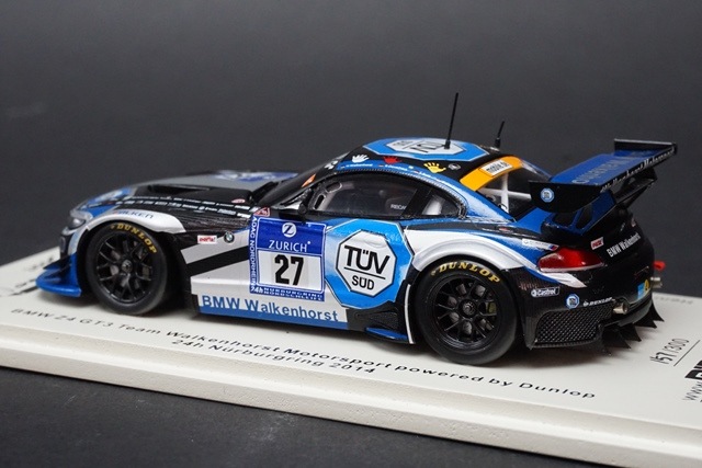 Diecast スパーク 1/43 BMW Z4 GT3 Team Brasil 2014 model cars Bmw