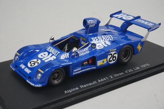 1/43 スパーク S1549 アルピーヌ ルノー A441 2 litres LM 1975 #26
