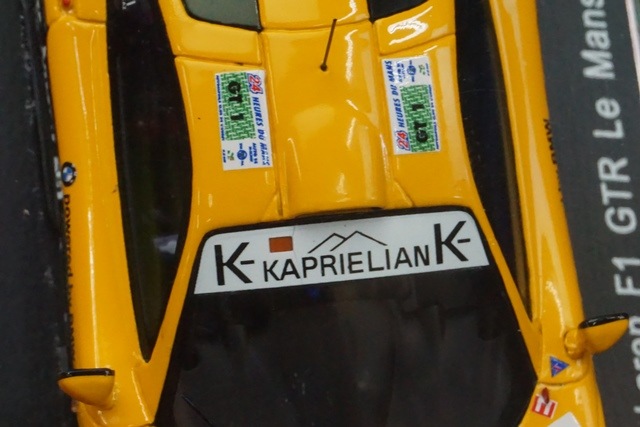 1/43 スパーク S4732 マクラーレン F1 GTR ルマン 1996#53