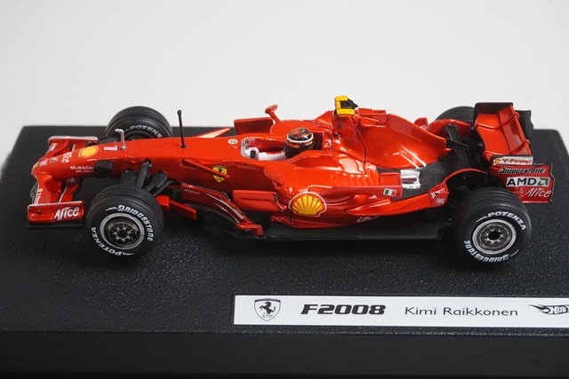 1/43 ホットウィール L8779 フェラーリ F2008 #1 K.ライコネン
