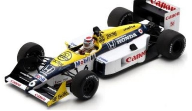 新品 18S739 スパーク 1/18 ウィリアムズ Williams FW11B #6 優勝
