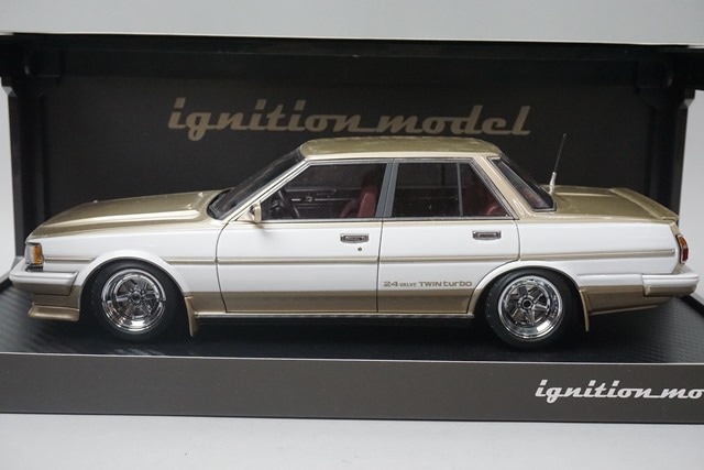 ignition.model Cresta ホワイト 1/43 1/18 Ignition Model Toyota Cresta GX71 Super Lucent White w