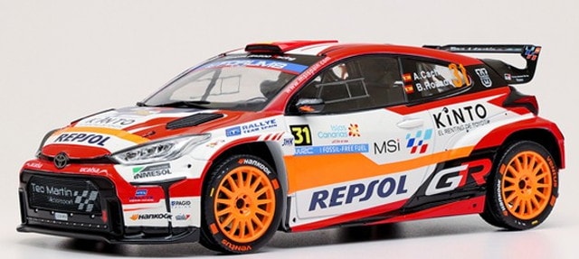 予約 18RMC252 イクソ 1/18 トヨタ GR ヤリス ラリー2 2025年ラリー
