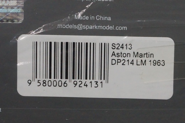 1/43 スパーク S2413 アストンマーティン DP214 ルマン 1963#7, Boost