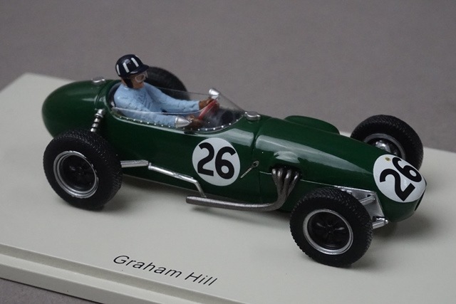 1/43 スパーク S1833 チーム ロータス 12 モナコGP 1958 #26 G.ヒル