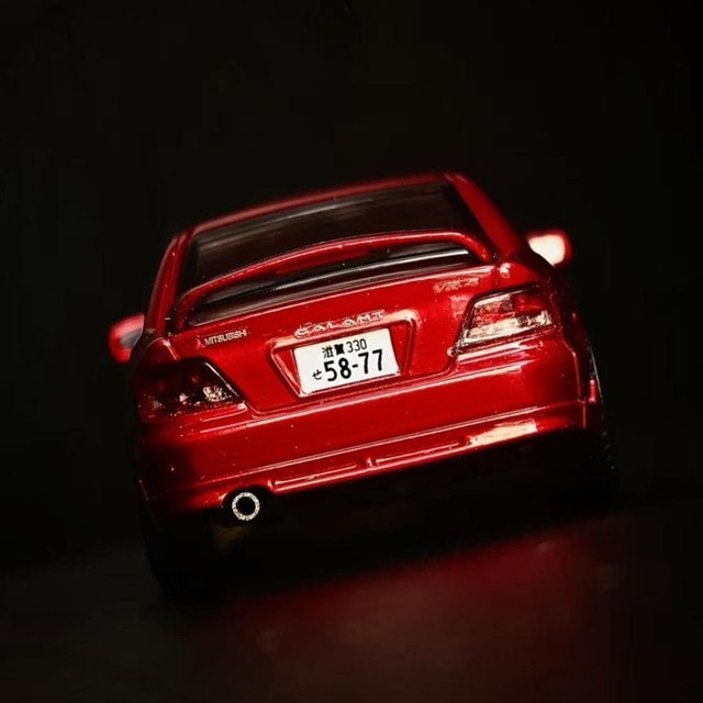新品 BLISS 1/64 三菱 ギャラン MITSUBISHI GALANT VR-4 Metallic Red
