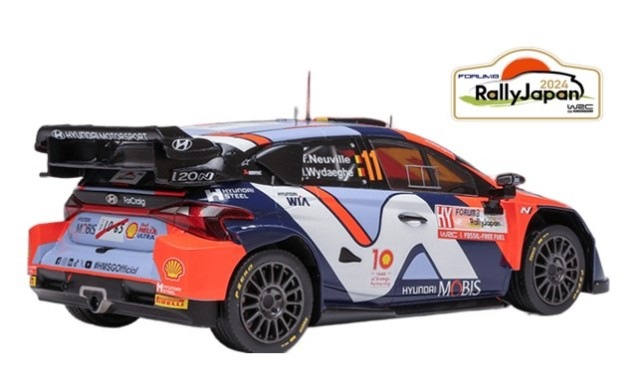 ヒョンデ　ラリージャパン優勝記念　i20 WRC イクソ　ixo イクソ 1/43 ヒョンデ i20 N ラリー1 No.11 2024 WRC ラリー