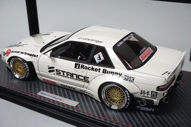 イグニッションモデル S13 ロケットバニー V1 IG1131 1/18 Rocket Bunny S13 V1 Black | LINE UP | [公式