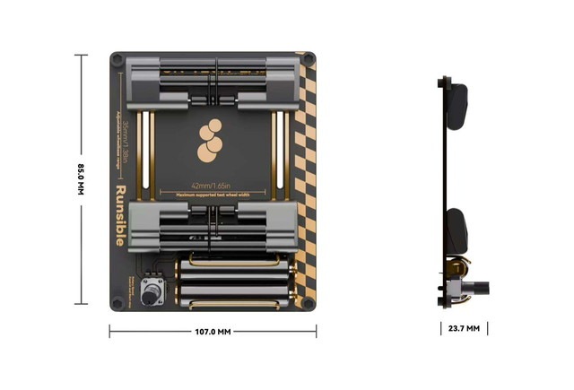 新品 FUN-TECH-LAB 1/64 シャーシダイナモ 馬力マシーン Runsible