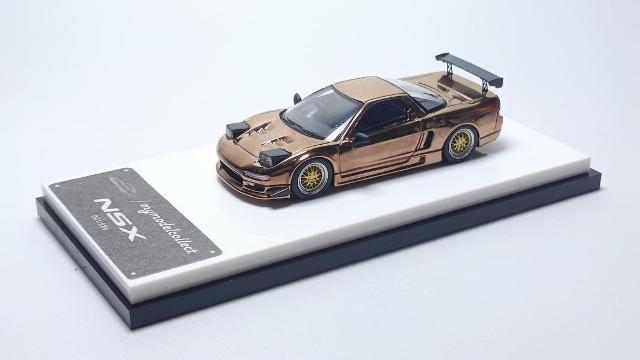ͽ MC Model Collect ǥ륳쥯 1/64 ۥ Honda NSX Na1 Chrome Rose gold